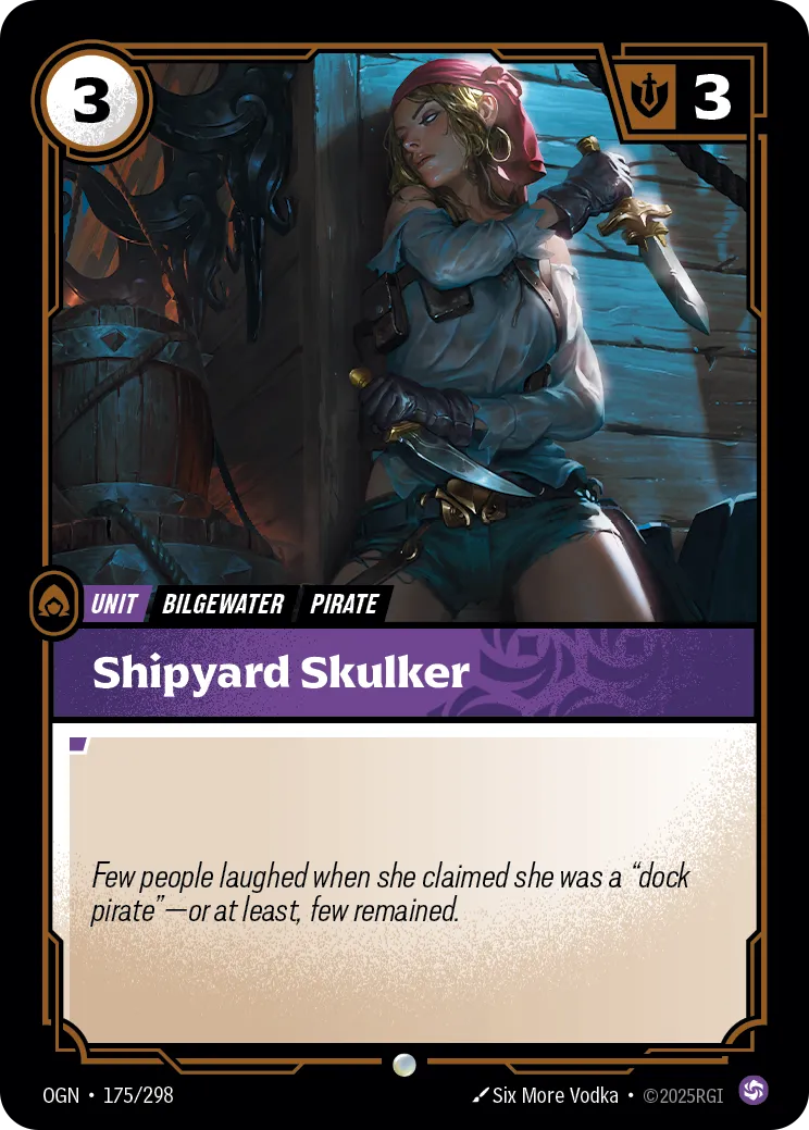 Shipyard Skulker, a Unit card from Origins