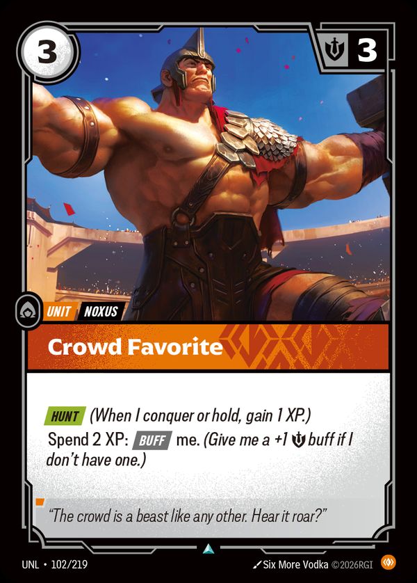 Crowd Favorite — Riftbound card