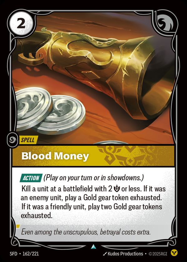 Blood Money — Riftbound card