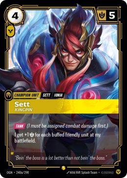Sett - Kingpin (Alternate Art)