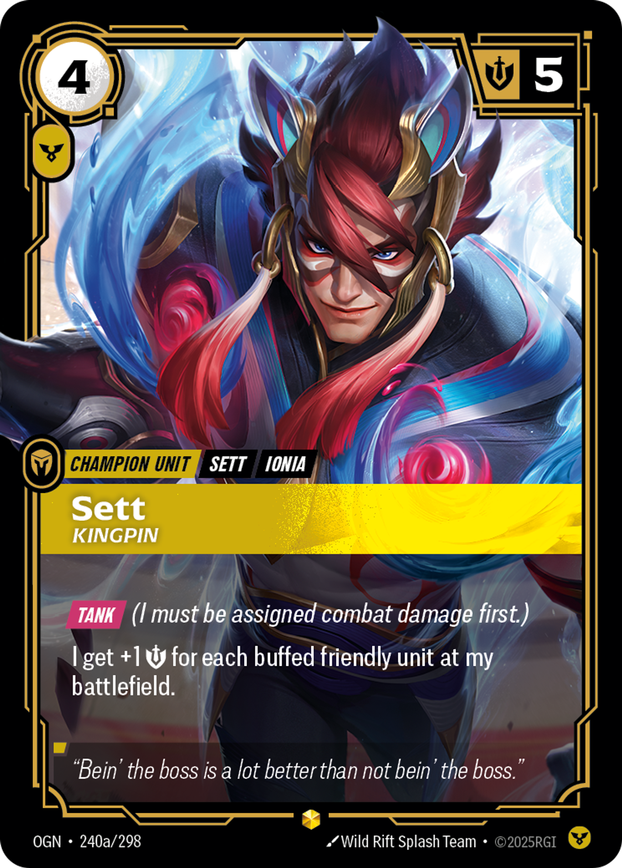 Sett, Kingpin