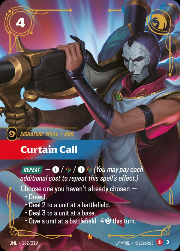 Curtain Call — Riftbound card
