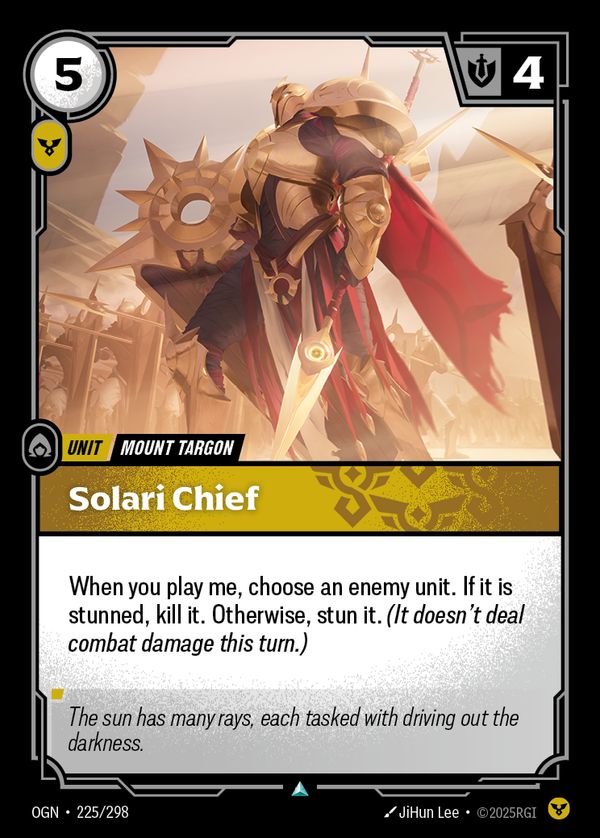 Solari Chief — Riftbound card