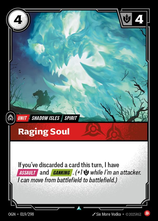 Raging Soul — Riftbound card