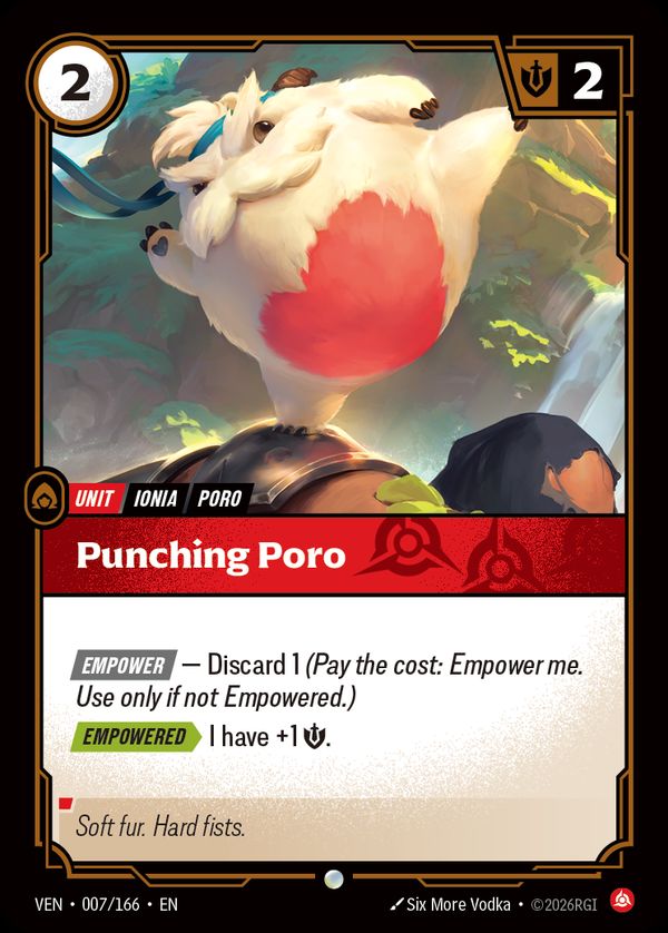 Punching Poro — Riftbound card