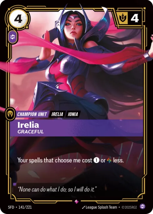 Irelia, Graceful, SFD-141/221