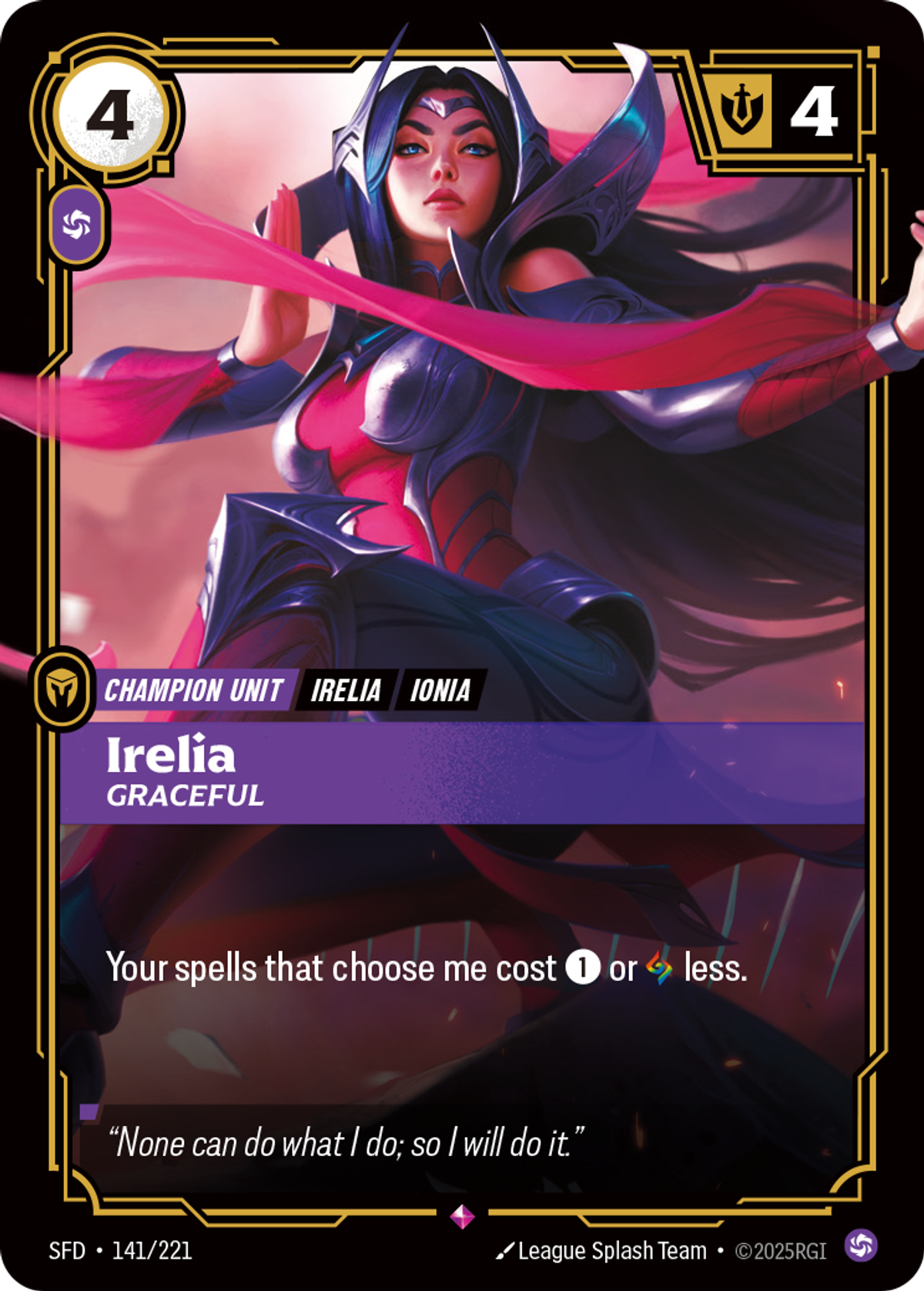 Irelia, Graceful