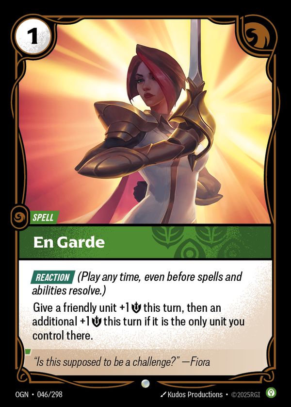 En Garde — Riftbound card