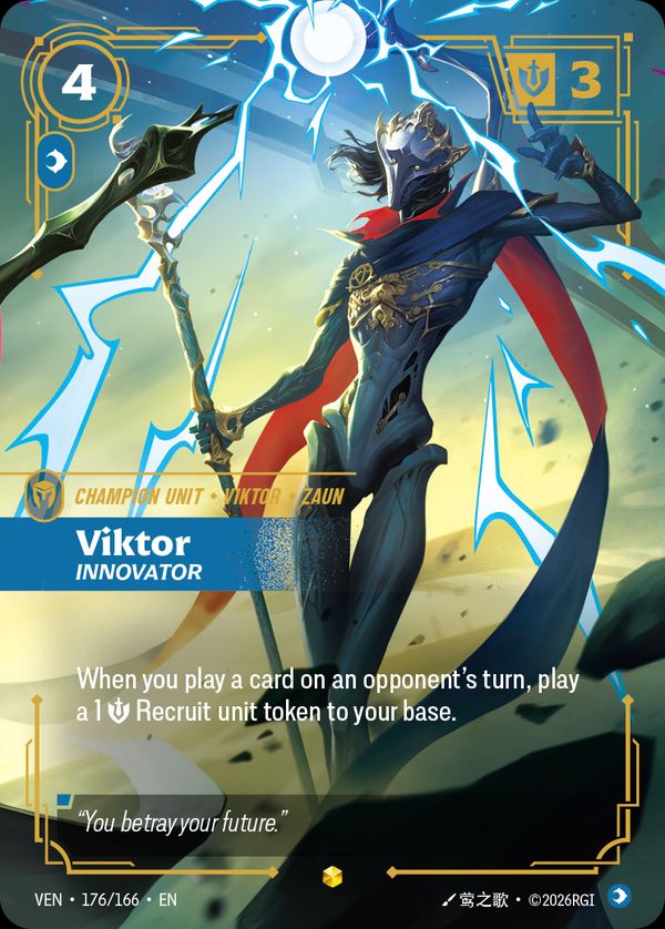 Viktor, Innovator (Overnumbered) — Riftbound card