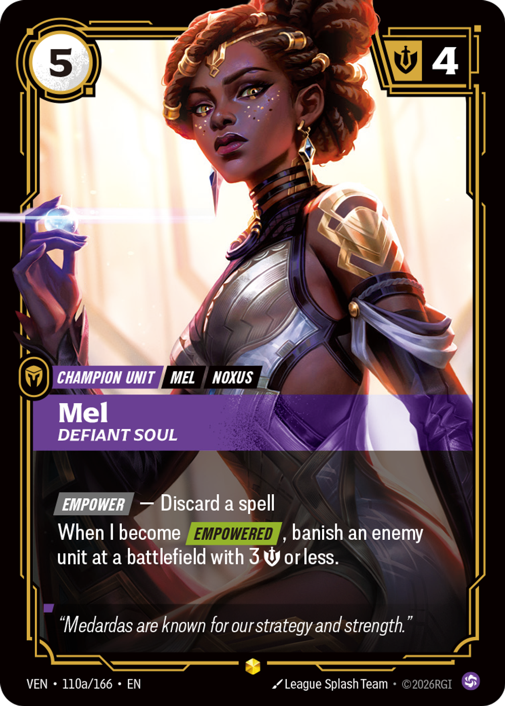 Mel, Defiant Soul (Alternate Art)