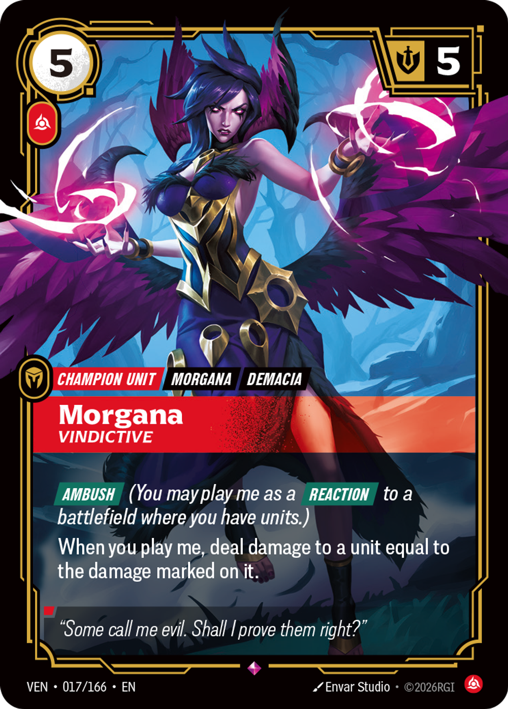 Morgana, Vindictive