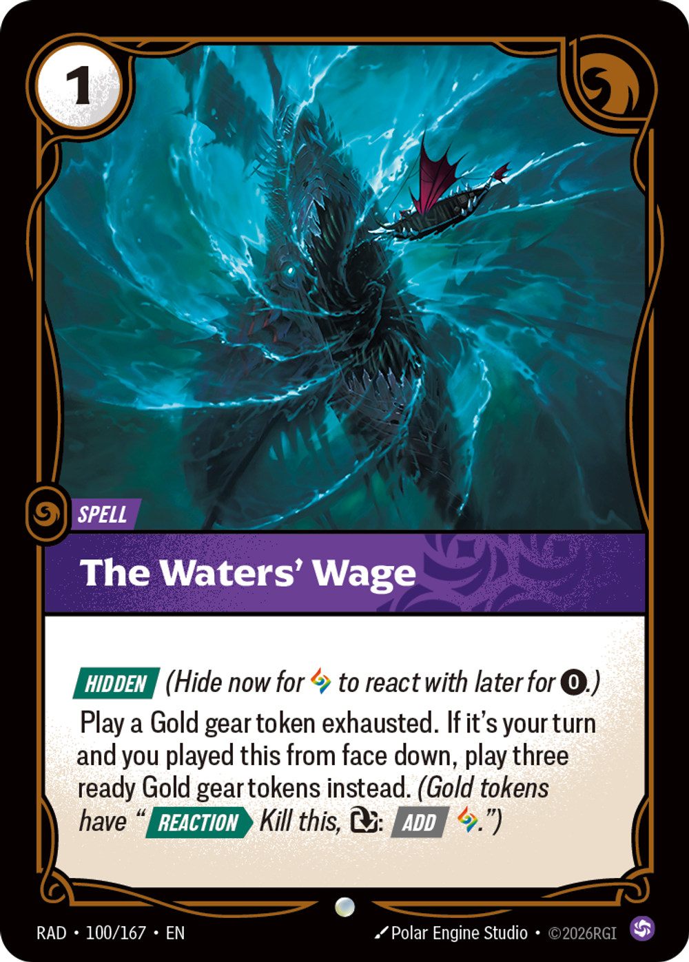 The Waters' Wage