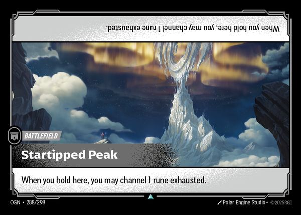 Startipped Peak (Oversized) — Riftbound card