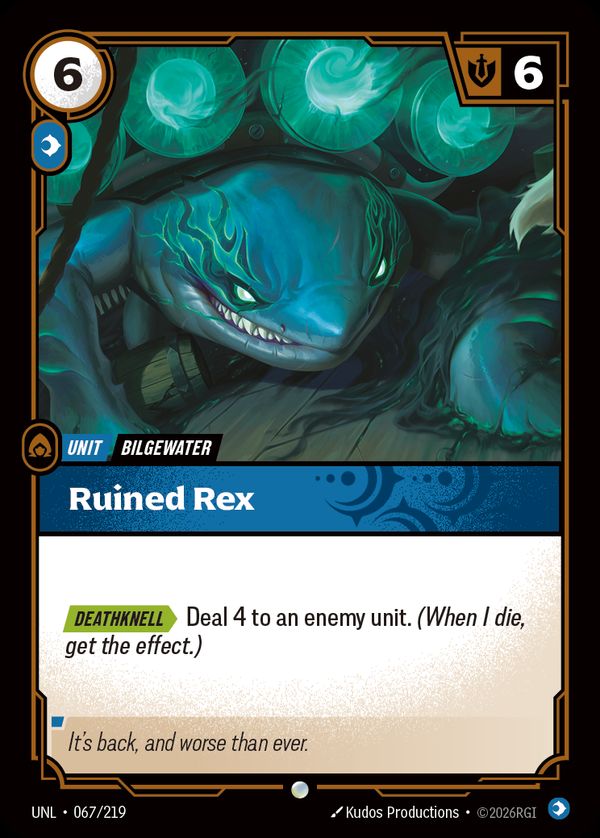 Ruined Rex — Riftbound card