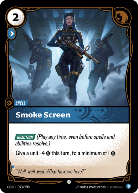 Smoke Screen — Origins #093, art by Kudos Productions
