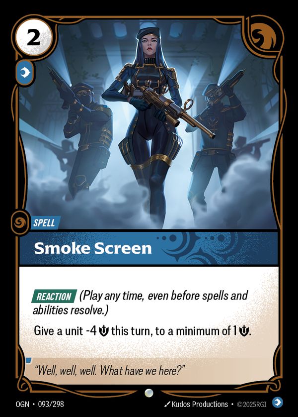 Smoke Screen — Riftbound card