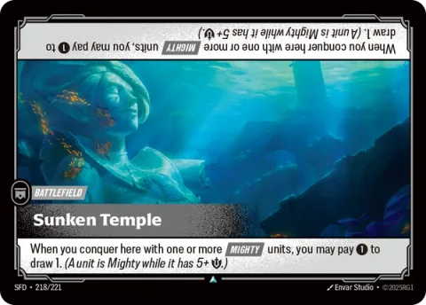 Sunken Temple SFD-218 영어판 카드 이미지