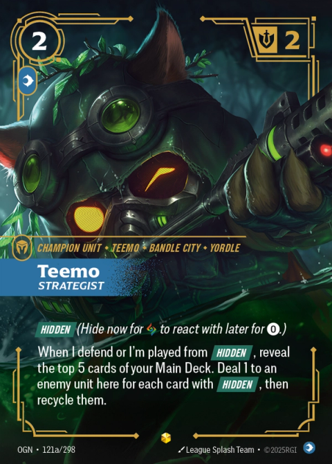 Teemo - Strategist (Alternate Art) — Origins #121a, art by League Splash Team