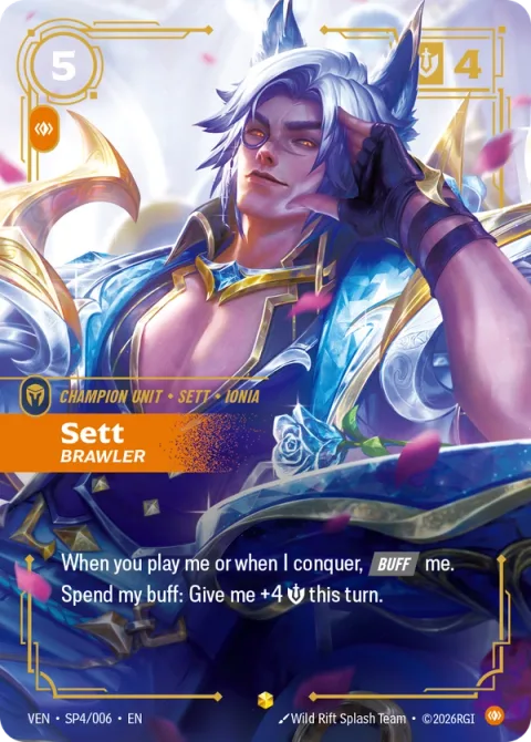 Sett, Brawler (세트) VEN-SP4 영어판 카드 이미지