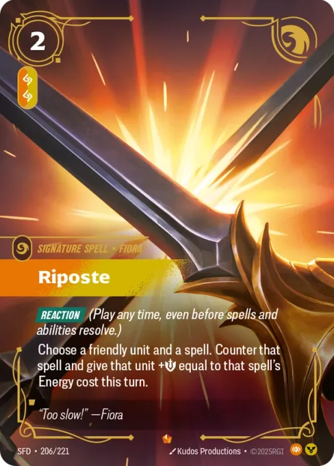 Riposte, SFD-206/221