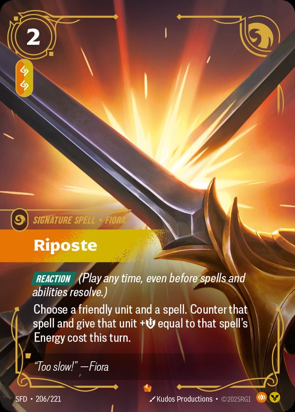 Riposte — Riftbound card