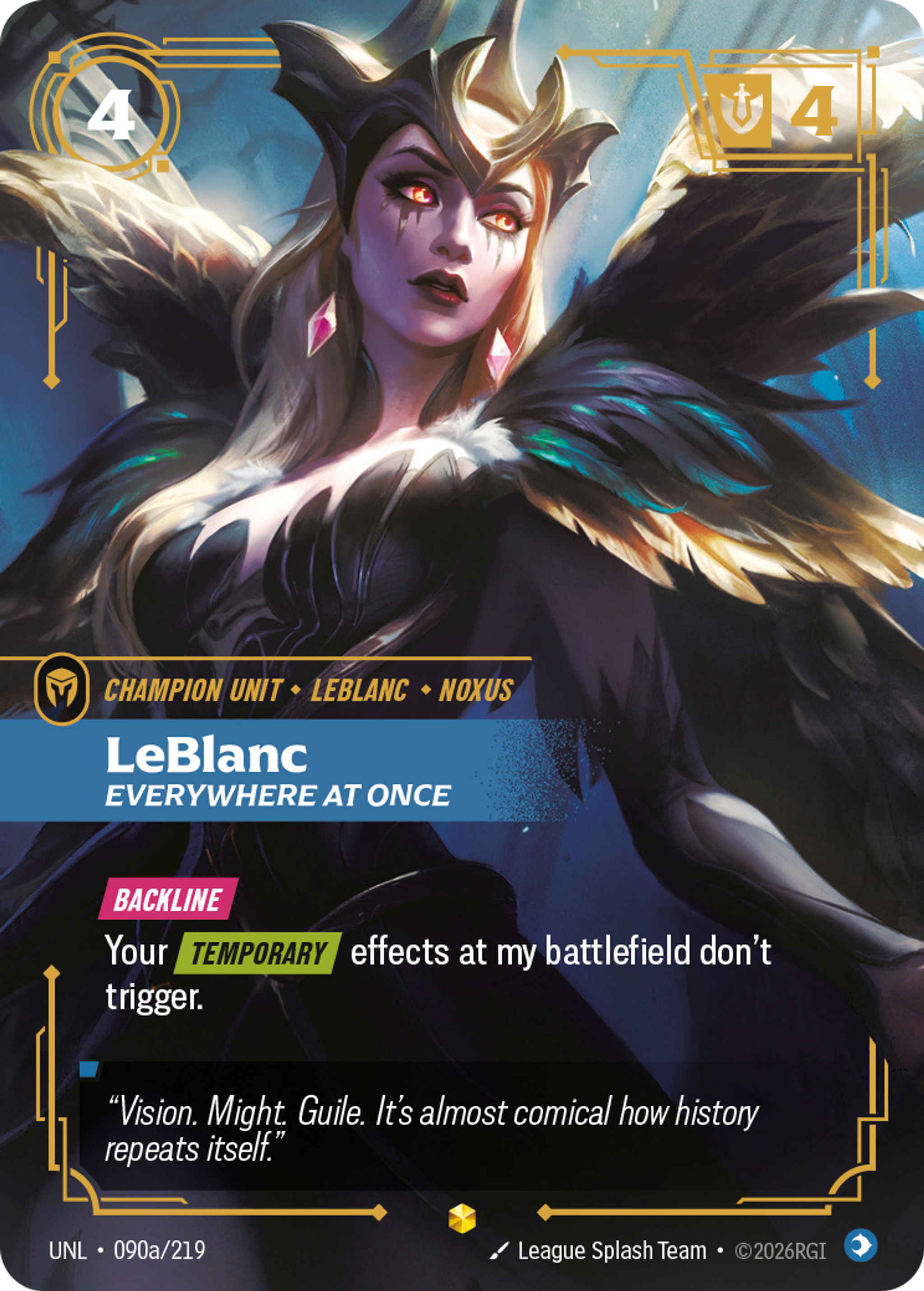LeBlanc, Everywhere at Once