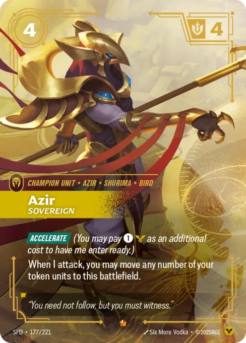 Azir, Sovereign, SFD-177/221