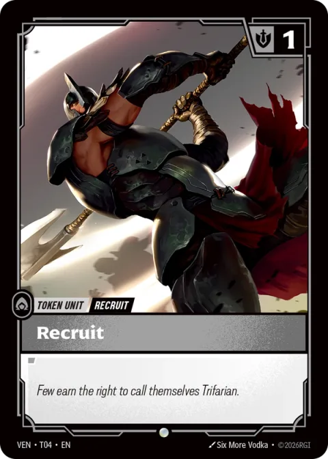 Recruit VEN-T04 영어판 카드 이미지
