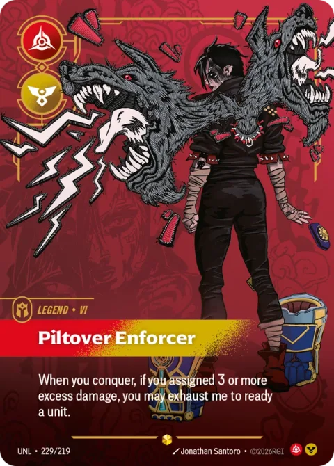 Piltover Enforcer (바이) UNL-229 영어판 카드 이미지