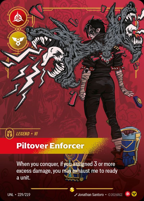 Vi, Piltover Enforcer (Overnumbered) — Riftbound card