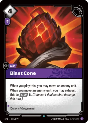 Blast Cone · UNL-133/219