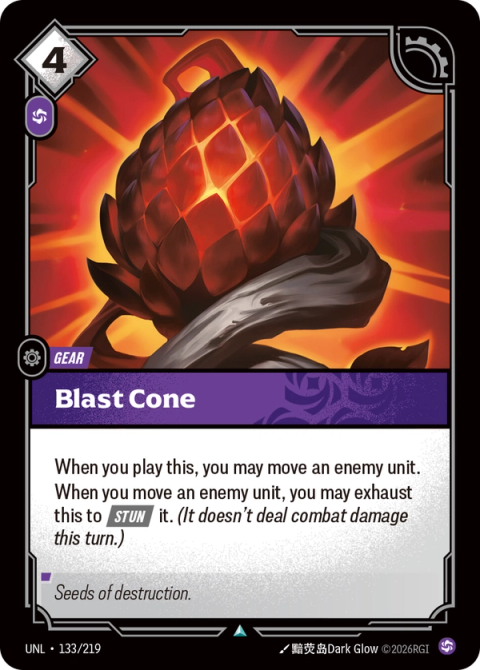 Blast Cone — Unleashed #133, art by 黯荧岛Dark Glow