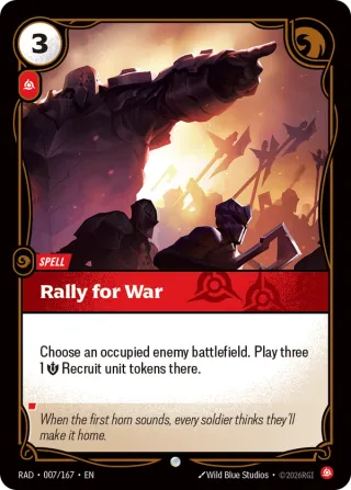 Rally for War