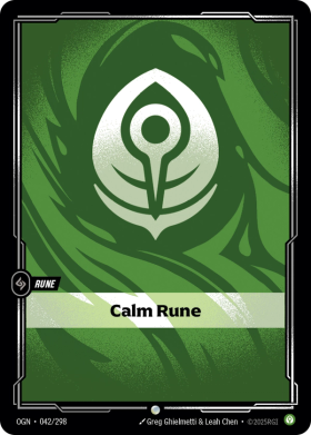 Riftbound Rune: Calm Rune.