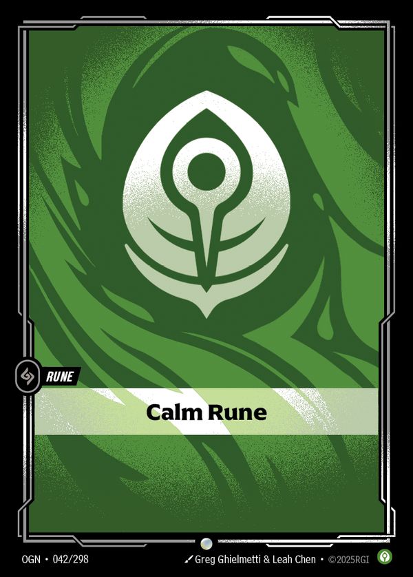 Calm Rune — Riftbound card