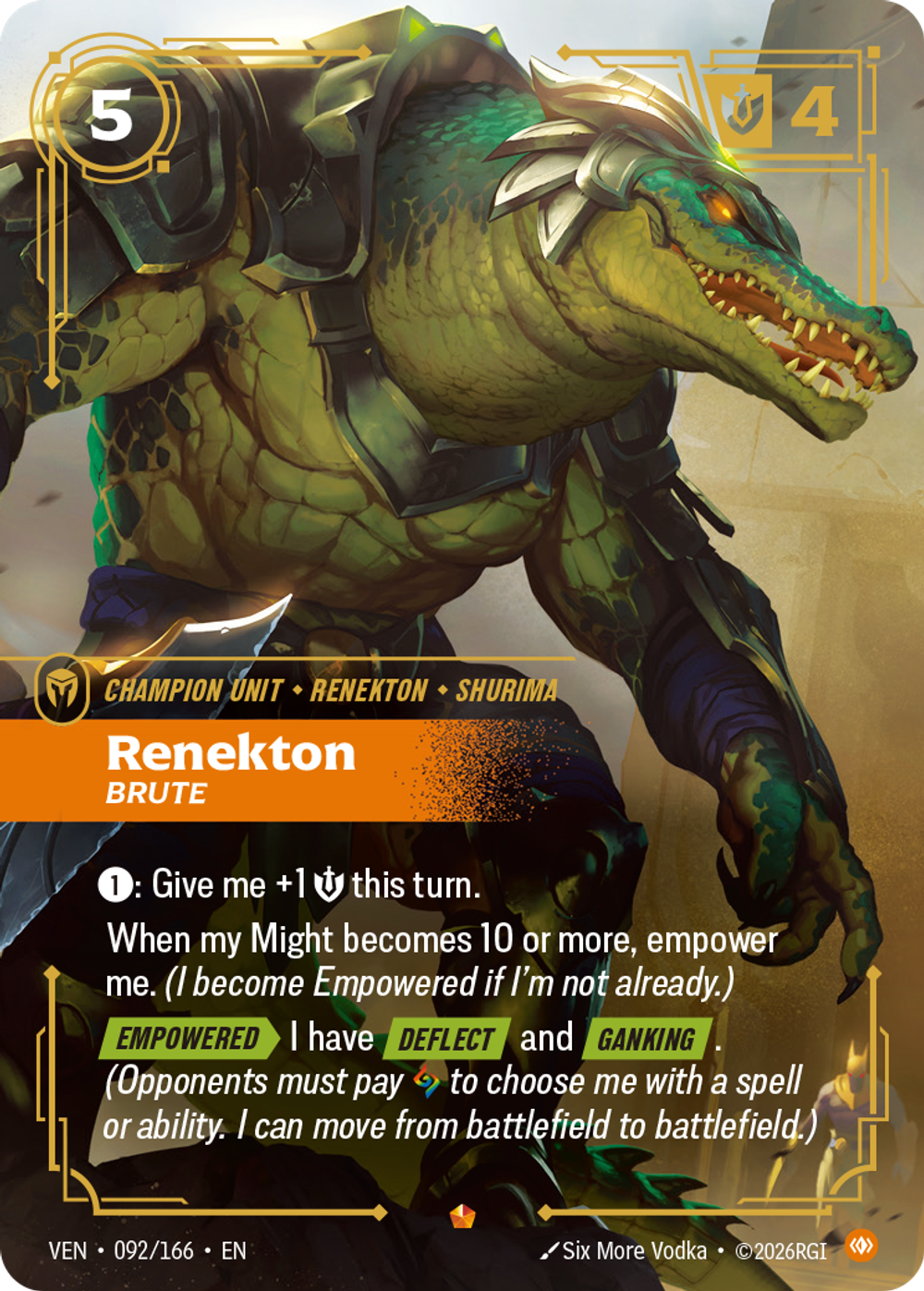 Renekton, Brute