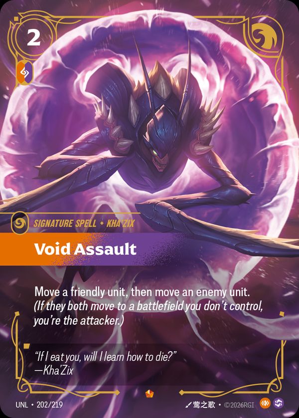 Void Assault — Riftbound card