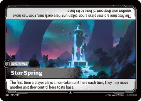 Star Spring UNL-215 영어판 카드 이미지