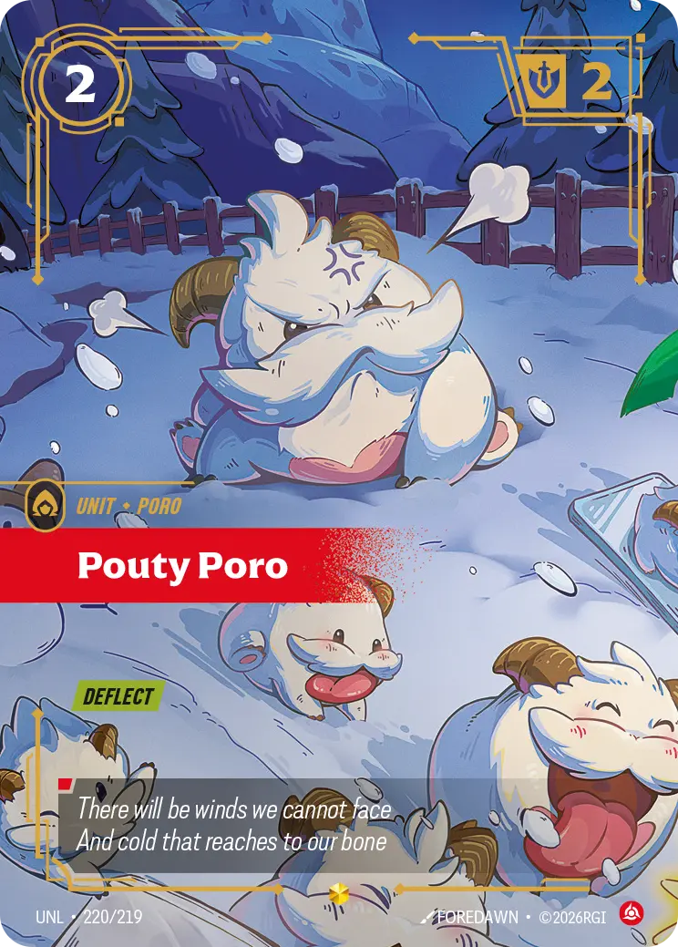 Pouty Poro (Overnumbered)