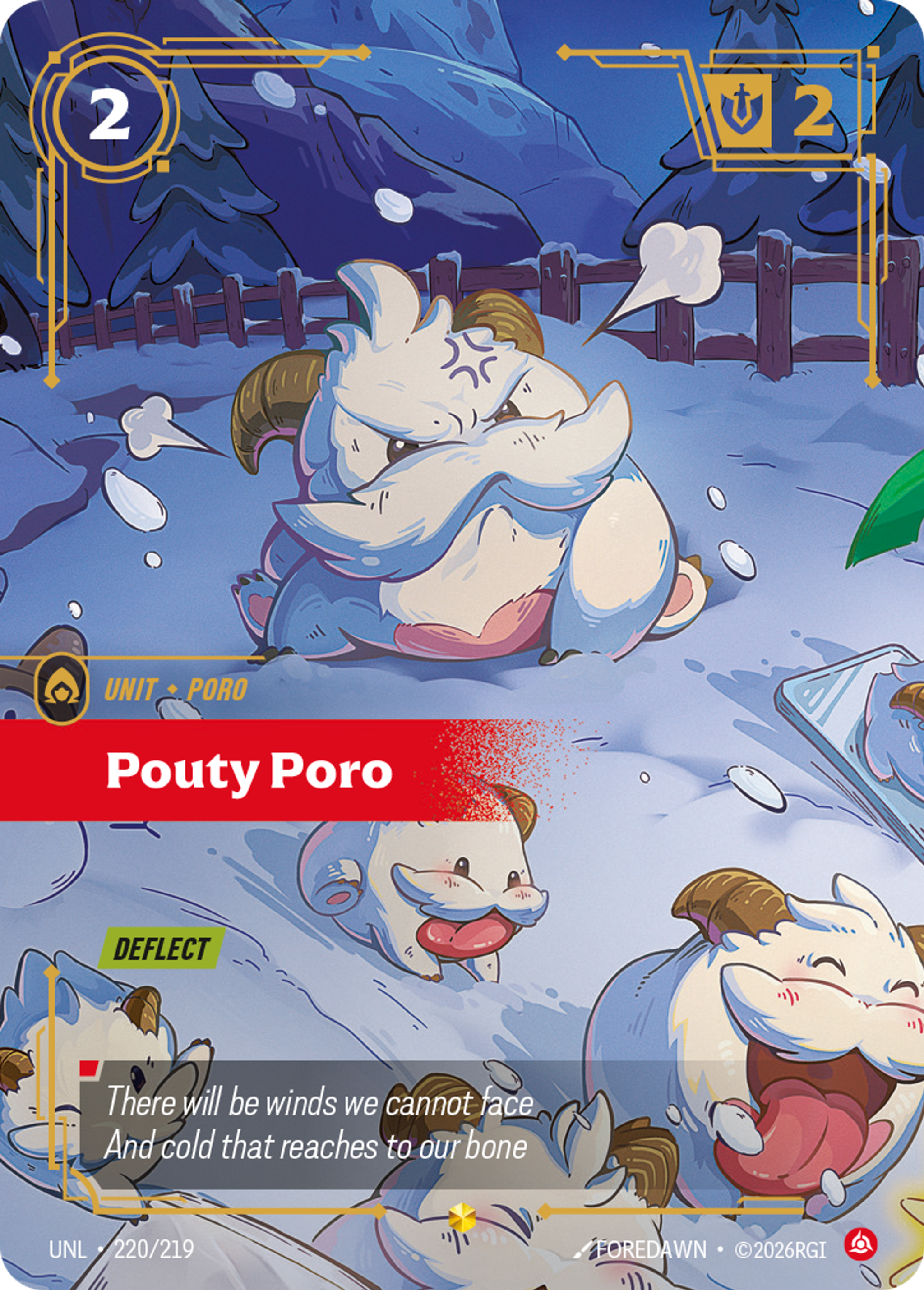 Pouty Poro