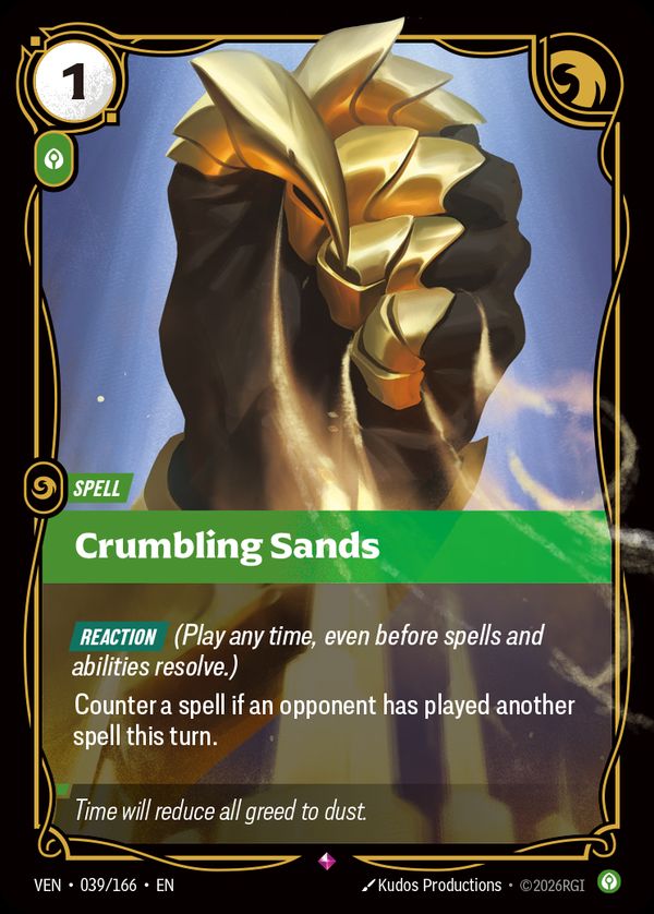 Crumbling Sands — Riftbound card