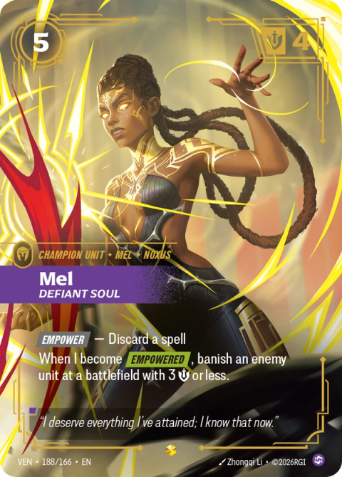 Mel, Defiant Soul — Vendetta #188, art by Zhongqi Li