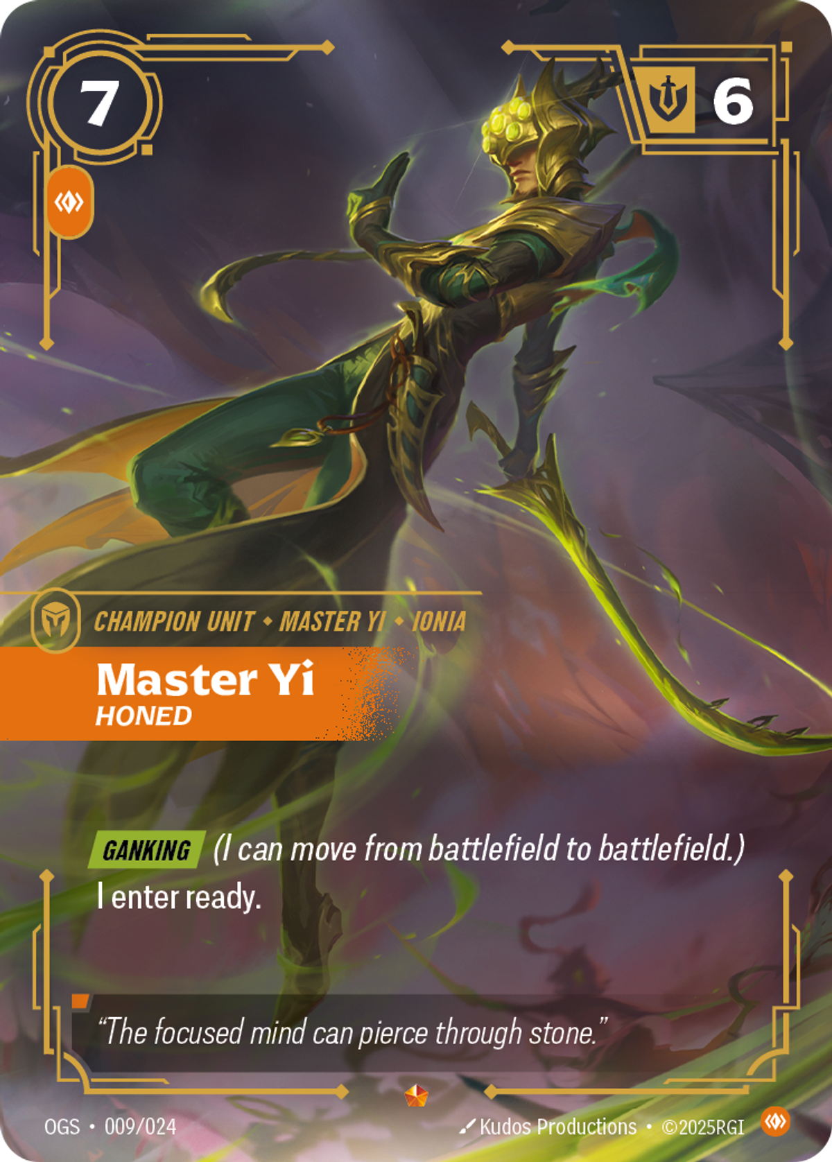 Master Yi, Honed