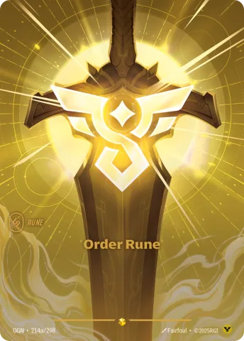 Order Rune · OGN-214a/298