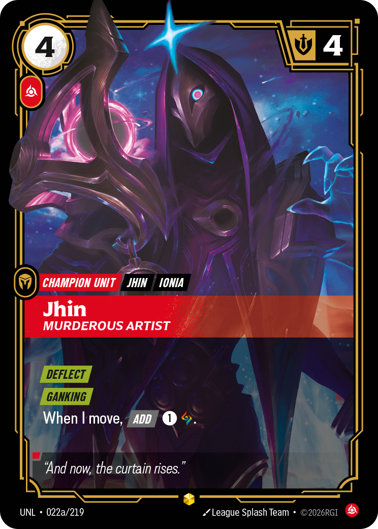 Jhin -Artiste Meurtrier