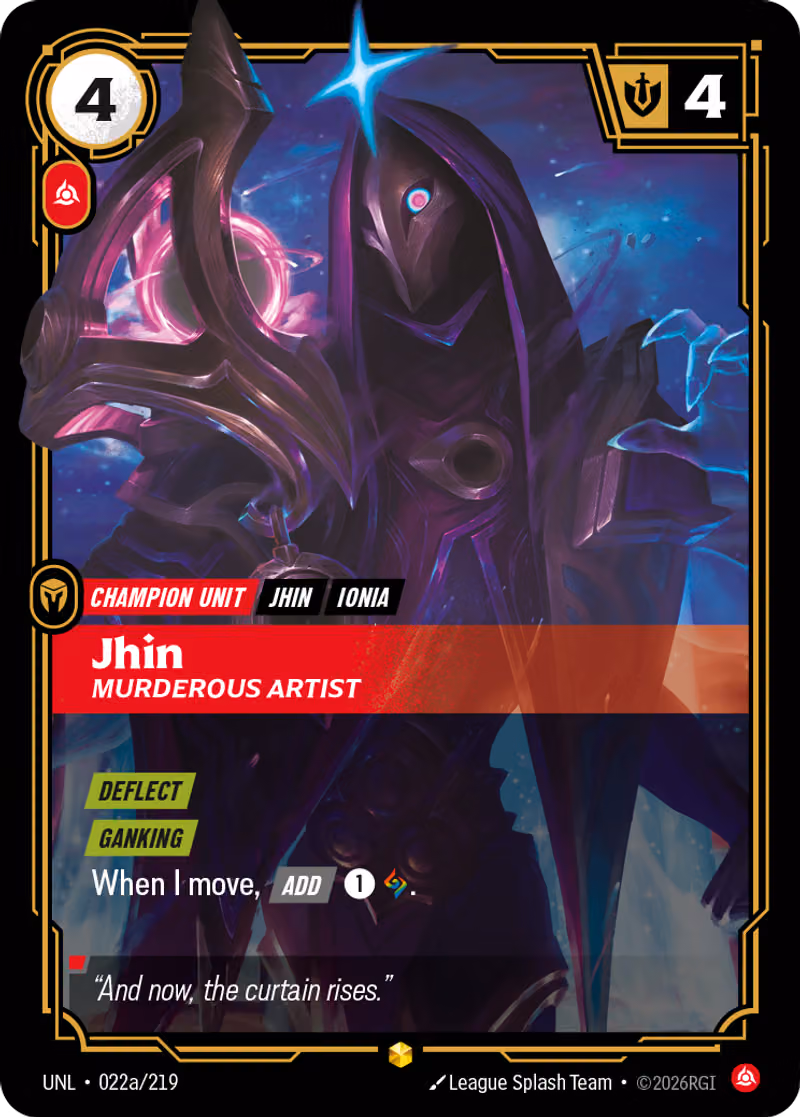 Jhin, Murderous Artist