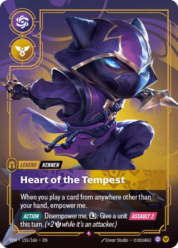 Kennen, Heart of the Tempest Riftbound card