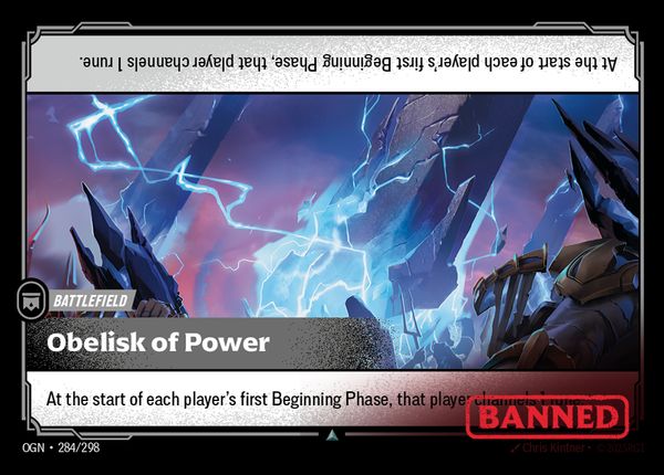 Obelisk of Power — Riftbound card