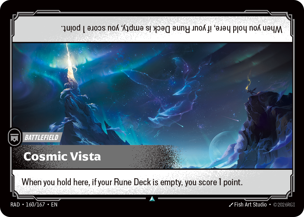 Cosmic Vista — Riftbound card RAD 160