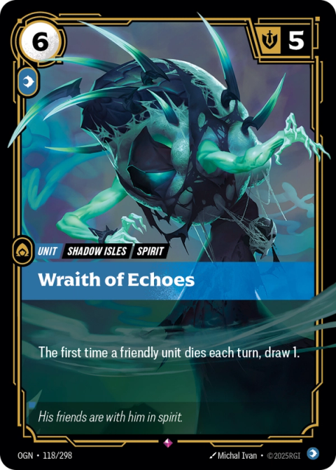 Wraith of Echoes — Origins #118, art by Michal Ivan